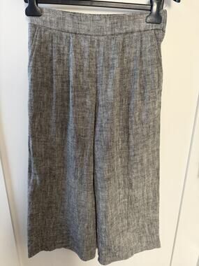 Rachel Comey x Target Linen Cotton Herringbone Wide Leg Crop Pants Sz 4 Career